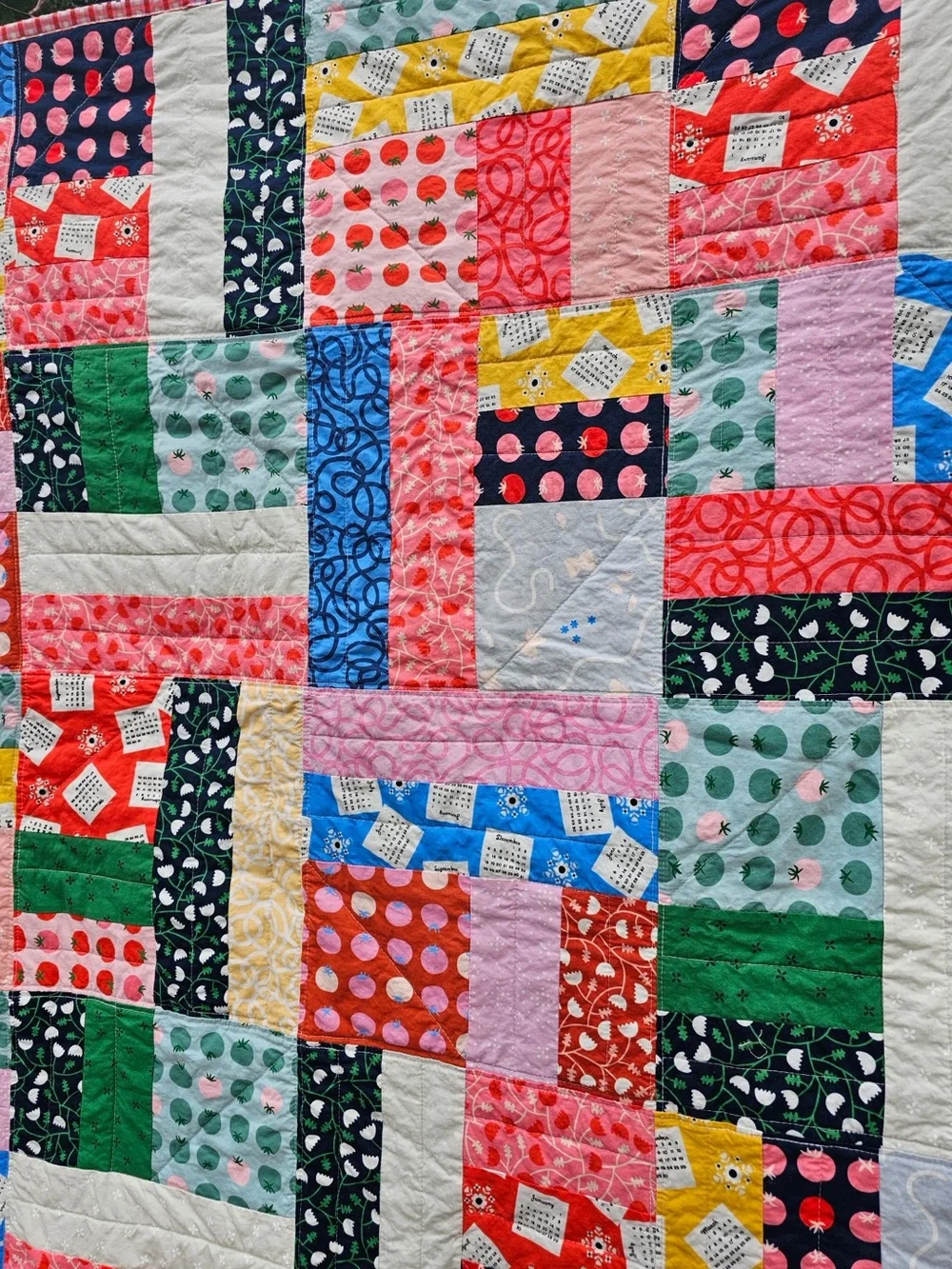 Handmade Patchwork Quilt: Ruby Star Society Tomato Tomahto Vintage Style
